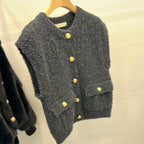 Candy Vest Gold Button
