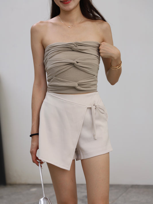 3 Knot Cotton Tube Top