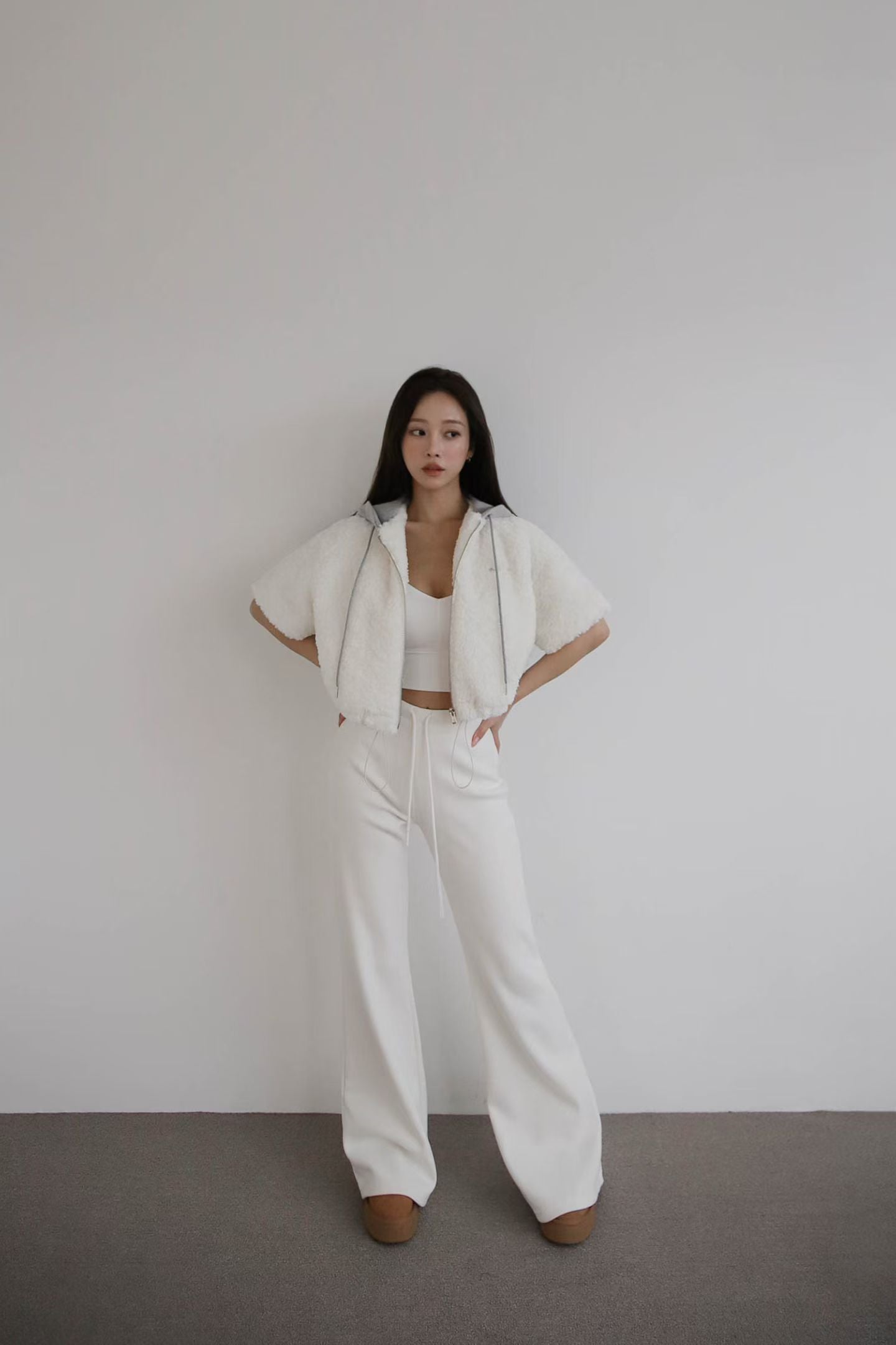 Cotton Flare Pants （有毛底）