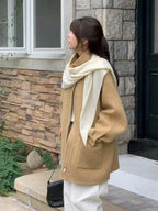 Stand Collar Loose Coat