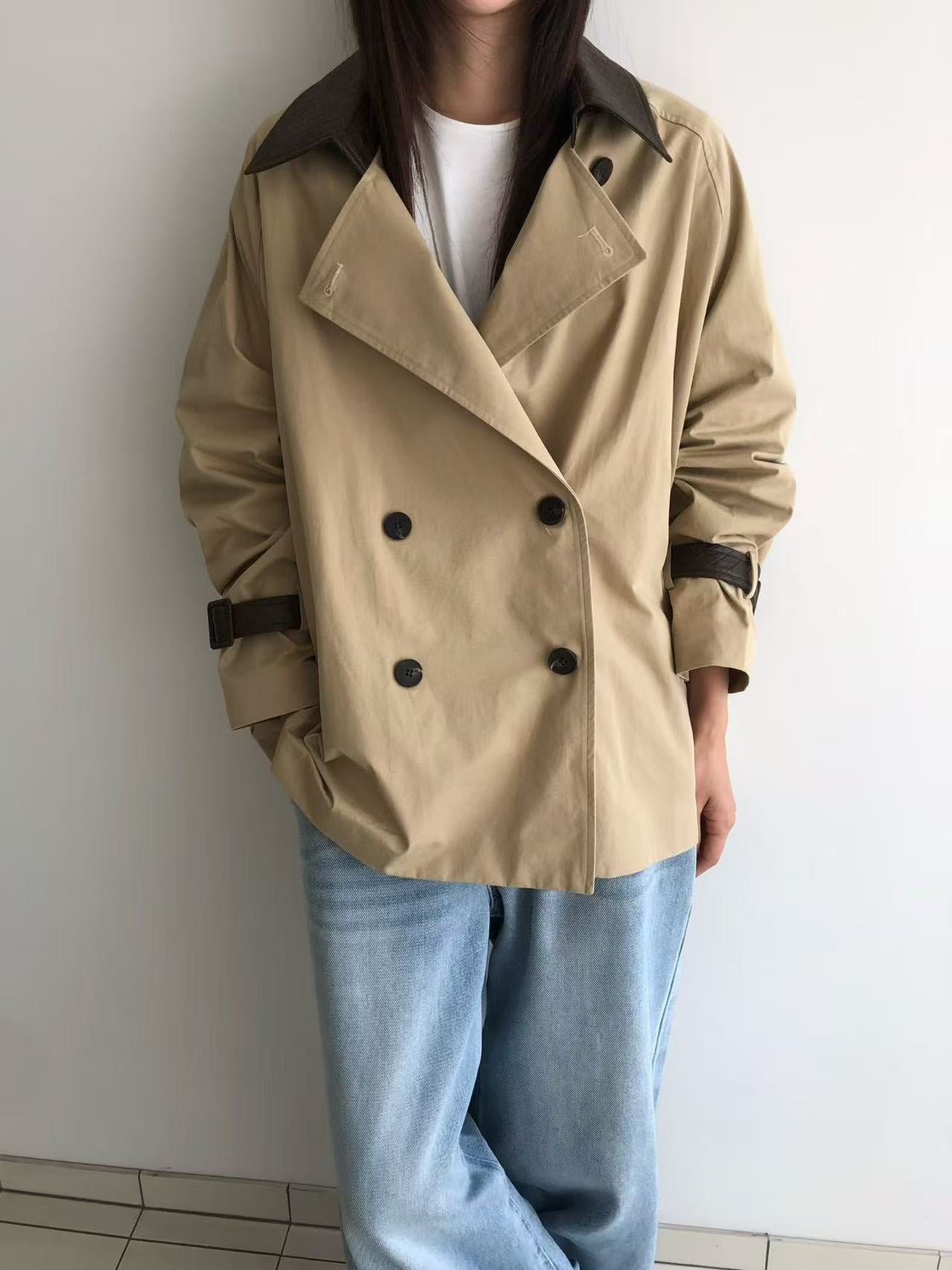 Double Breasted Loose Jacket