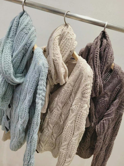 Cardigan mix with Scarf