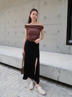 Mermaid Cotton Flare Skirt