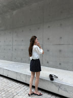 Striped Linen Skirt