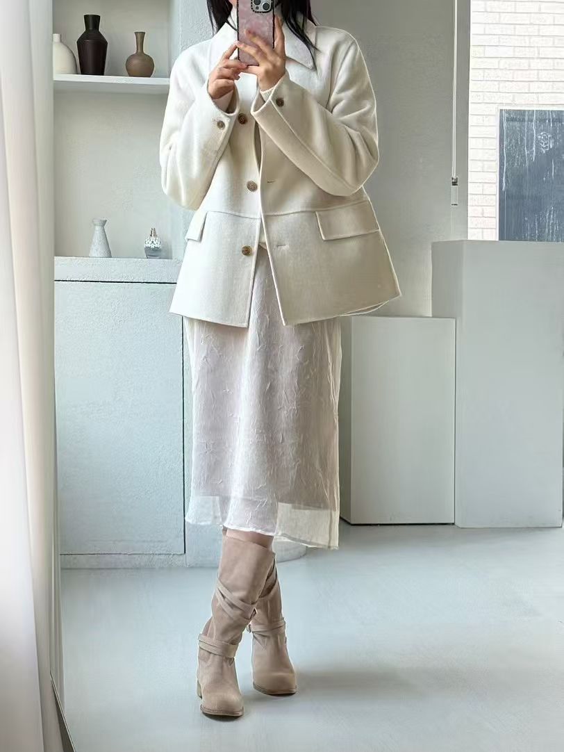 Fur Collar Short Coat