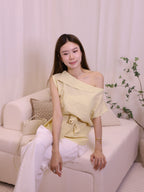 One Side Off Shoulder Shirt Top