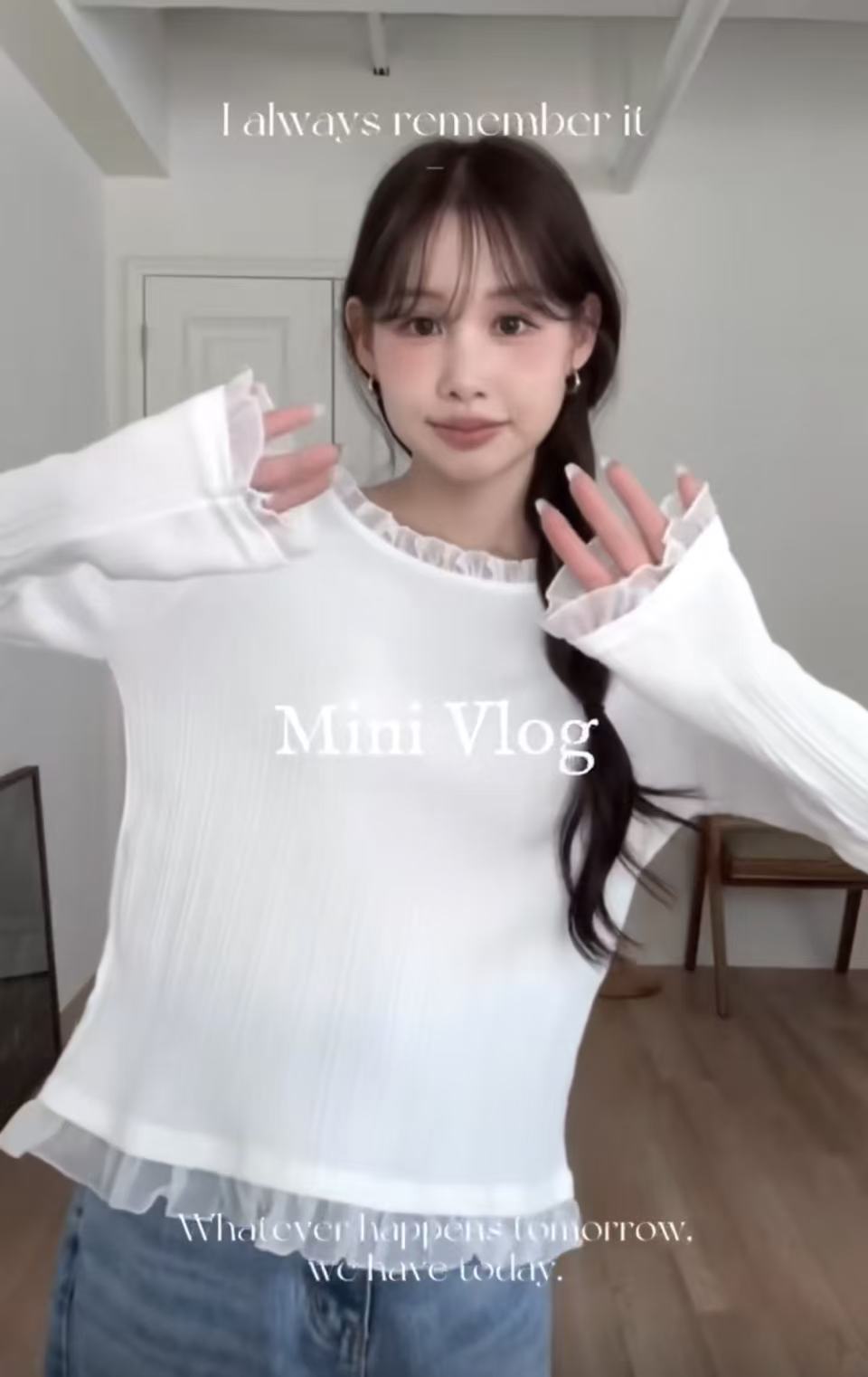 Ruffle Mock Two Top