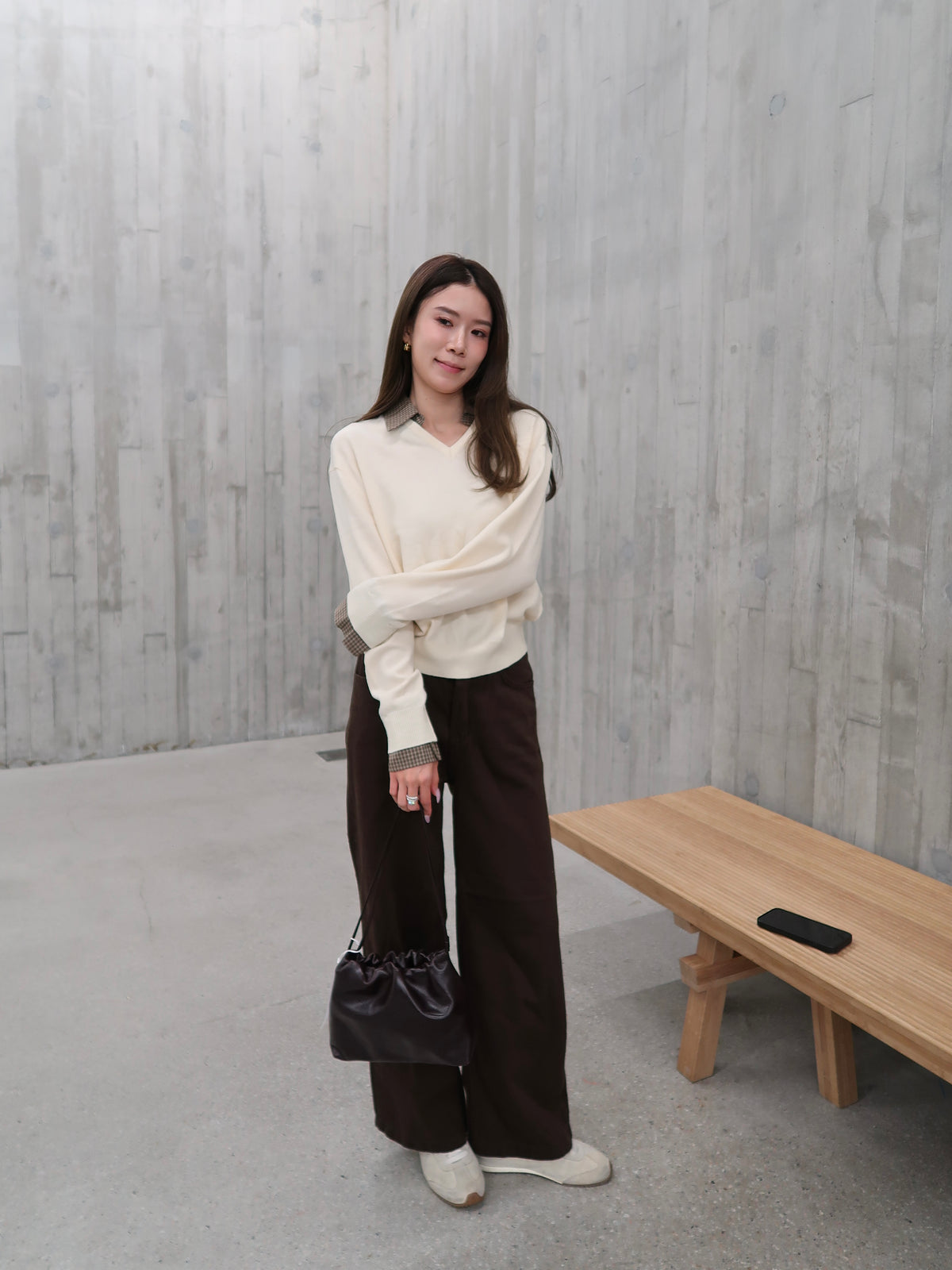 Removable V Neck Sweatshirt