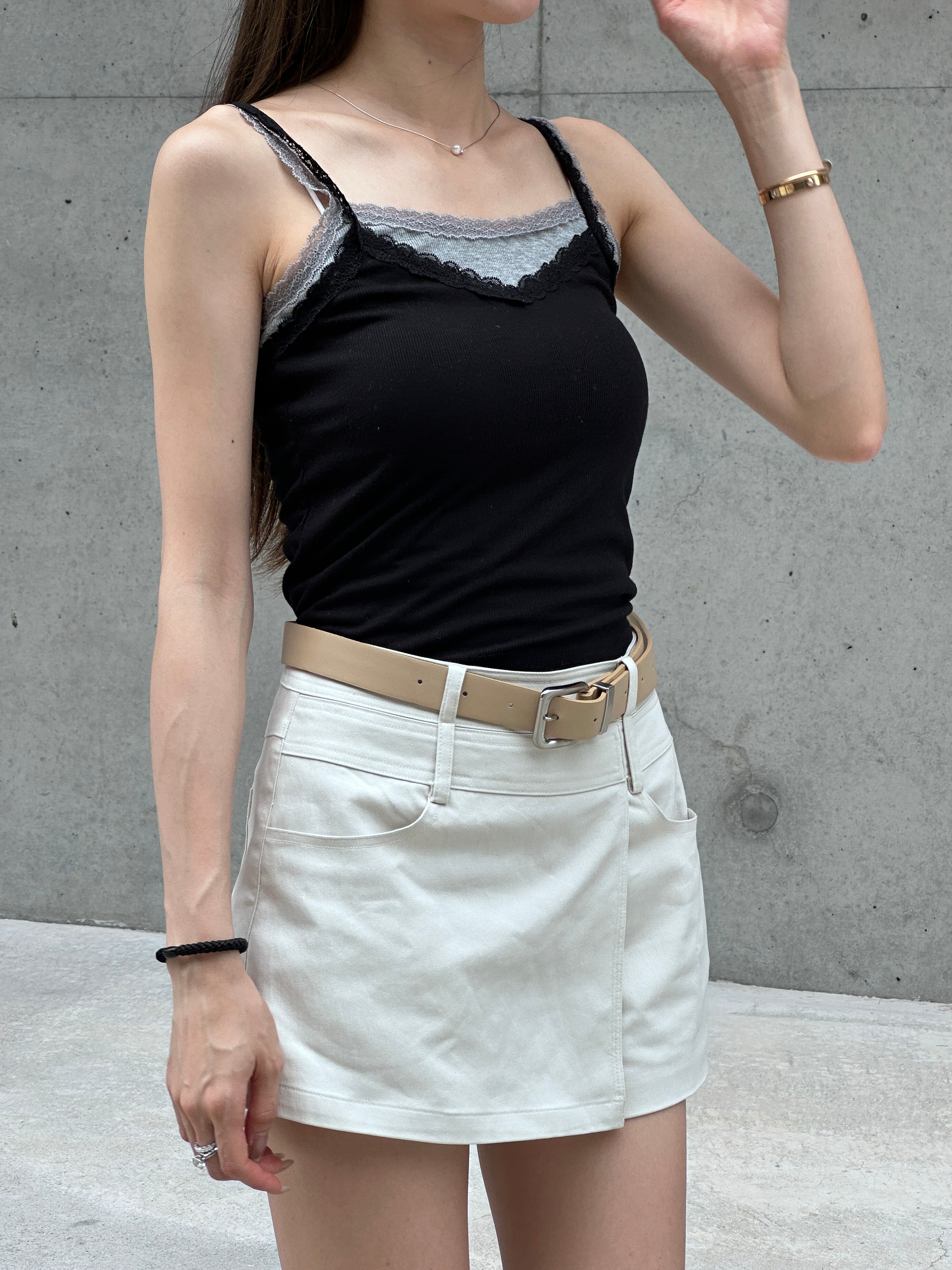 Double Layered Lace Tank Top