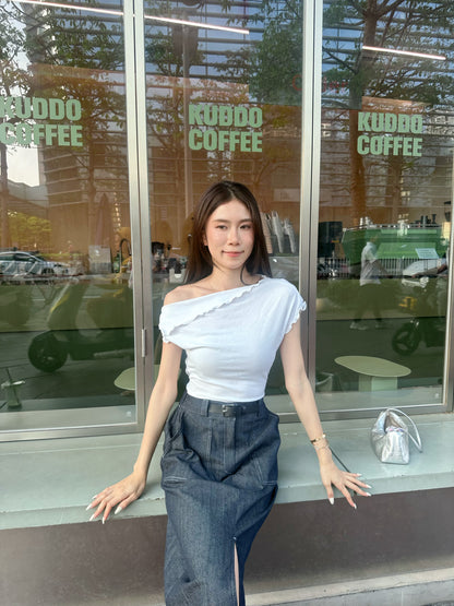 Slash Cotton T Top