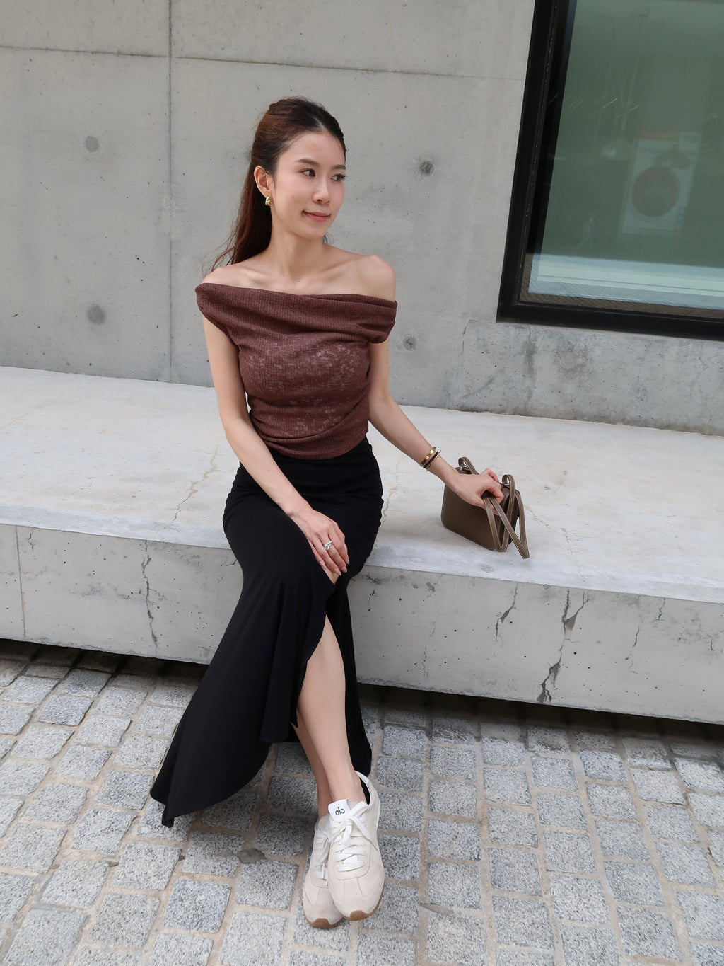 Mermaid Cotton Flare Skirt