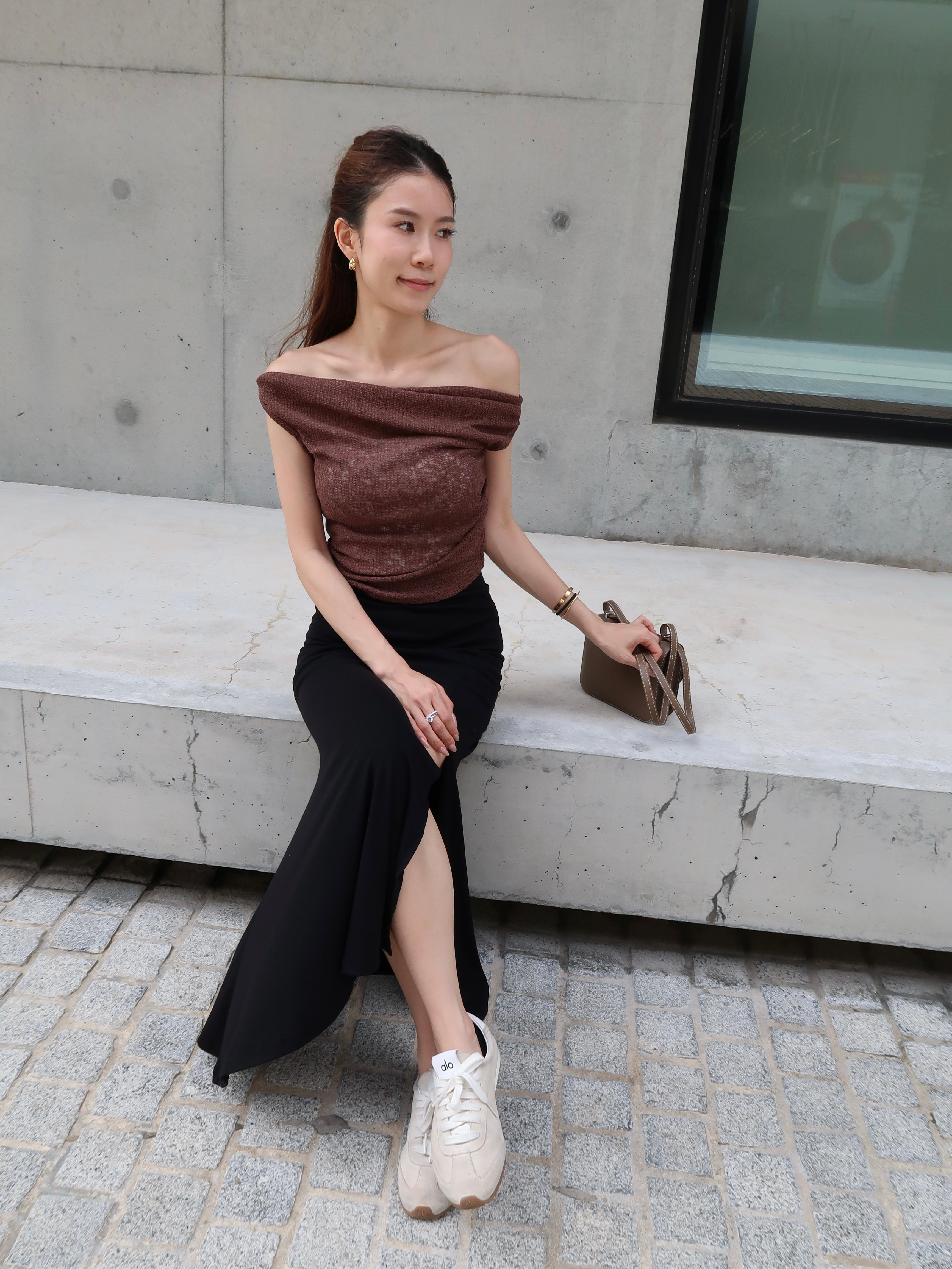 Mermaid Cotton Flare Skirt
