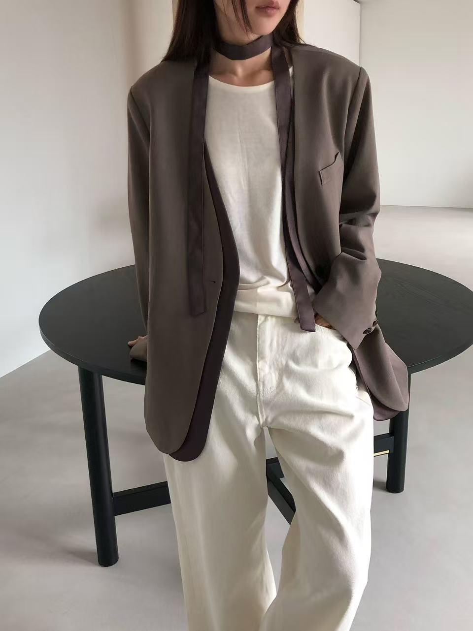 Layered Look Blazer