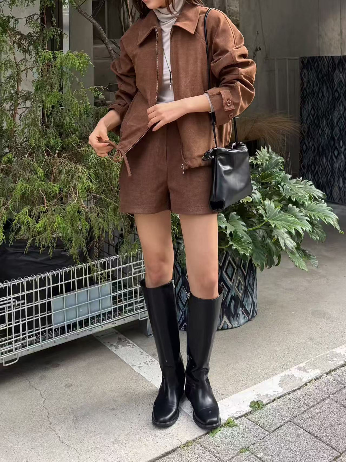 Collar Short Jacket