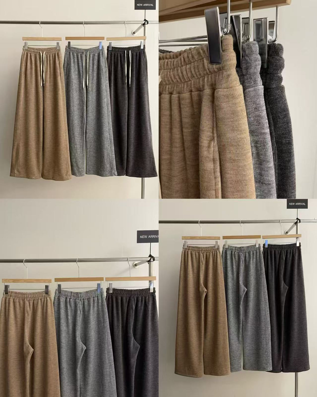 Drawstring Wide Leg Pants