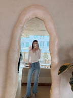 V neck Lace Long Sleeves Top