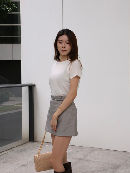Cashmere & Wool Shorts T Top