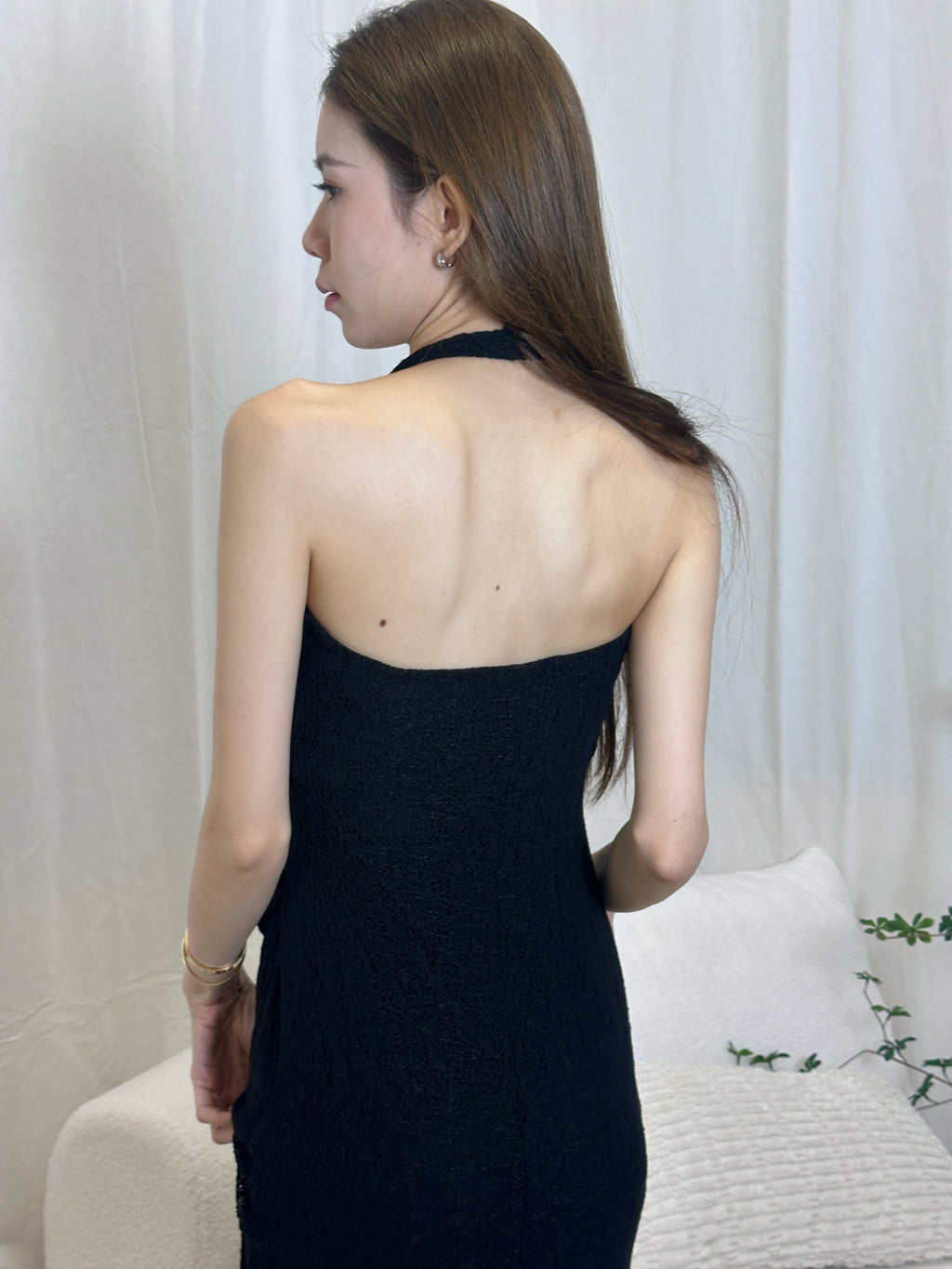 Summer Cross Neck Maxi Dress with pads