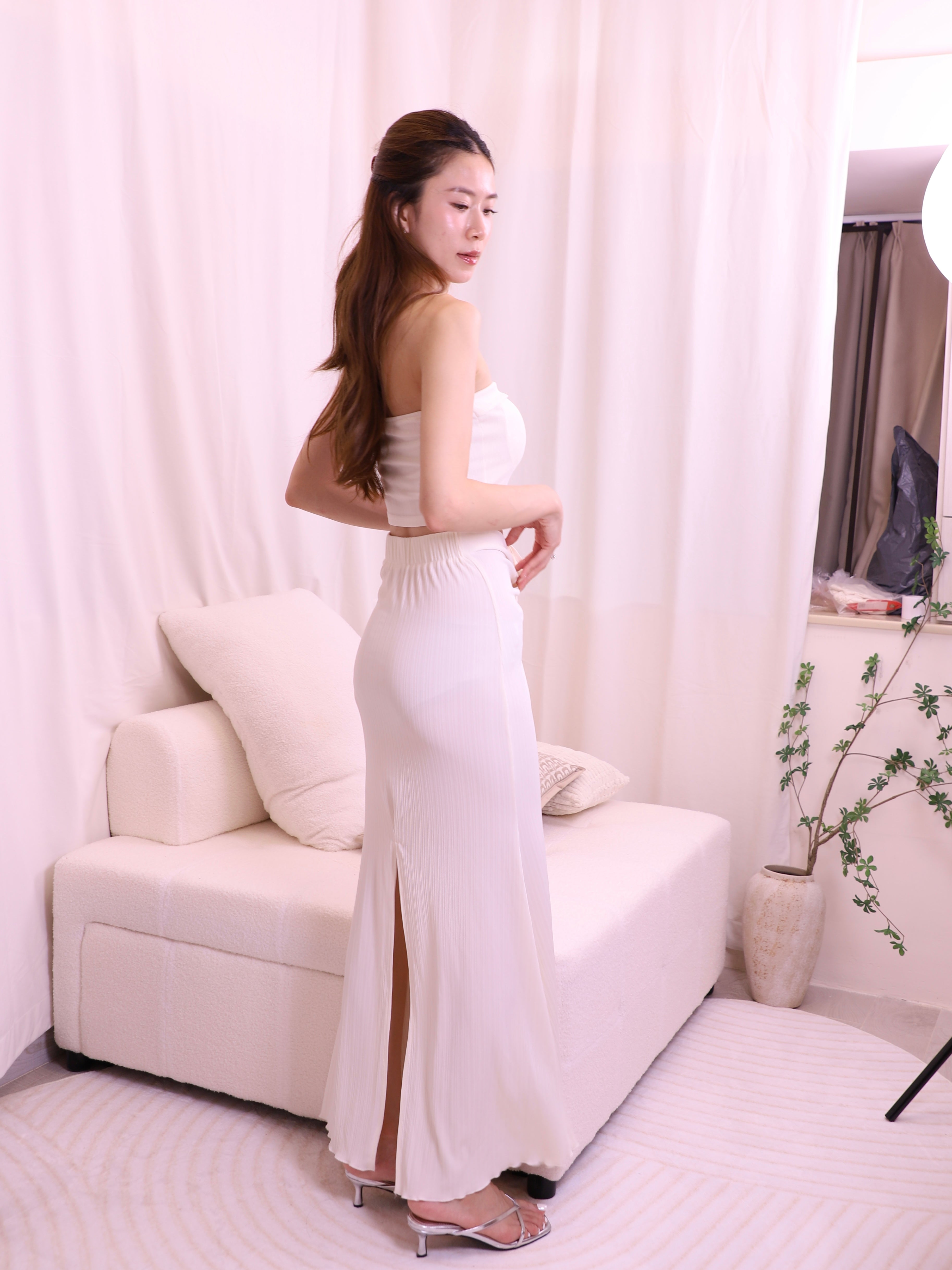 Off Shoulder Cotton 3 Set