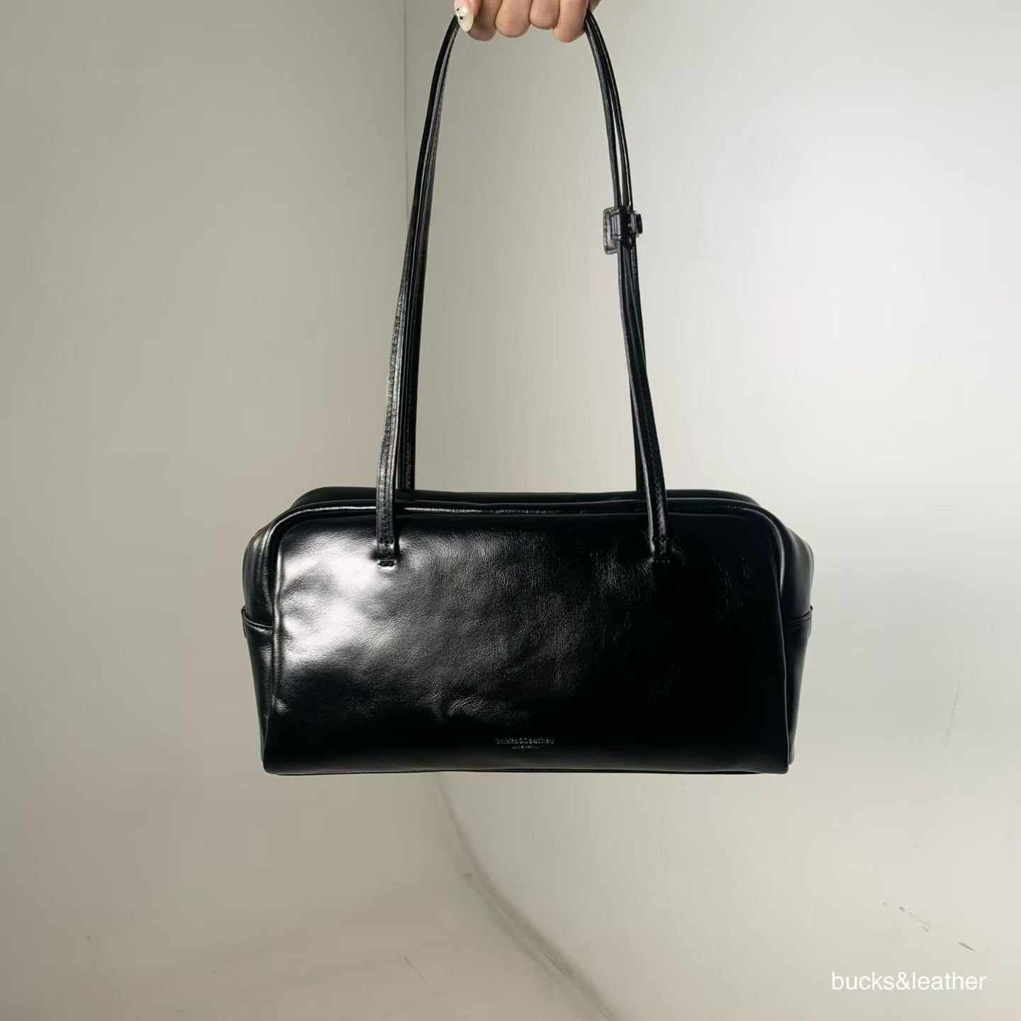 Real Leather Box Bag 大號