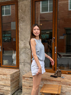 Knitted Tied Both Side Tank