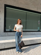 Half Lace Short T Top