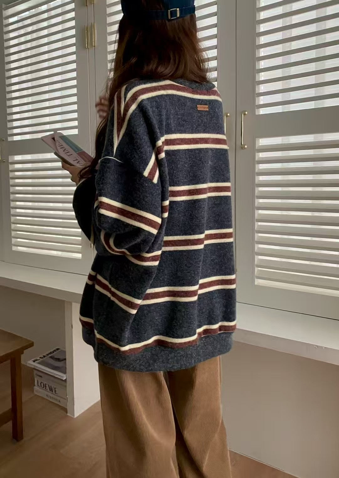 Oversized Stripe Top