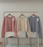 Round Neck Knit Cardigan