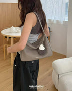 26SS Office Leather Bag ￼小荔枝紋￼羊仔皮