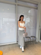 Mermaid Cotton Flare Skirt