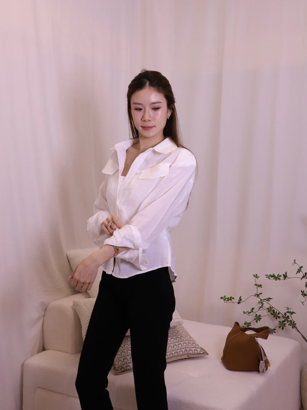 Linen High Premium Shirt Top