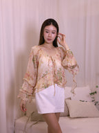 Summer Flowery Shirt Top
