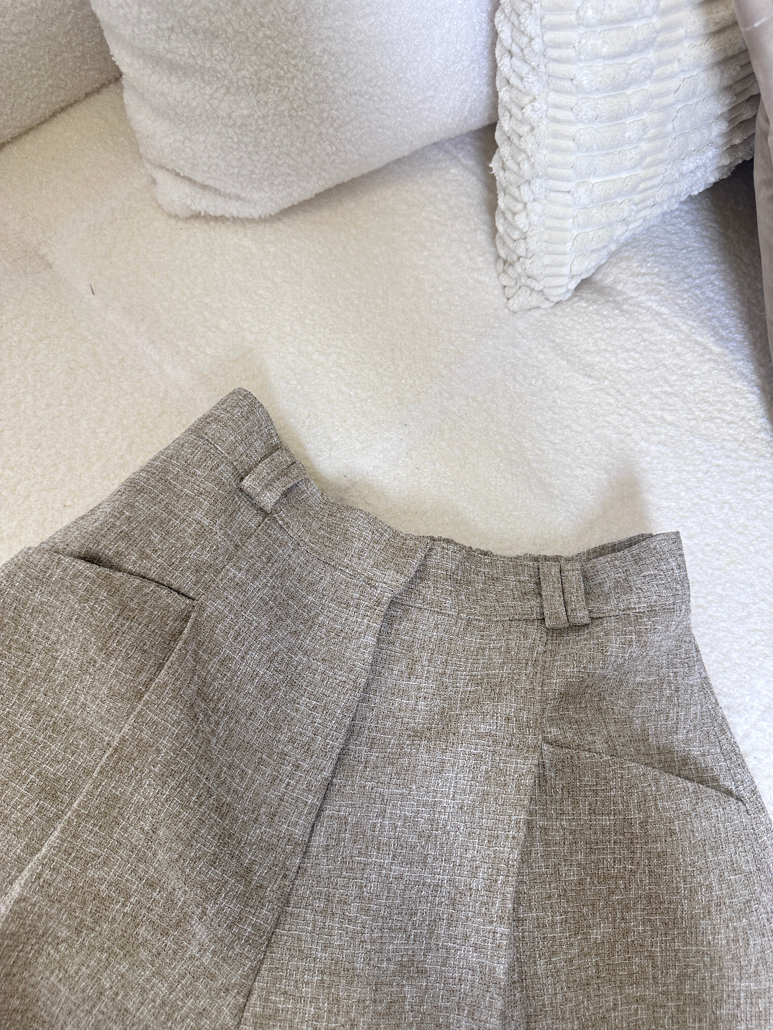 Tweed High Waisted Shorts