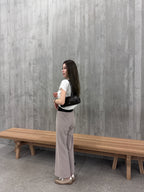 Flexible Tied Chiffon Pants