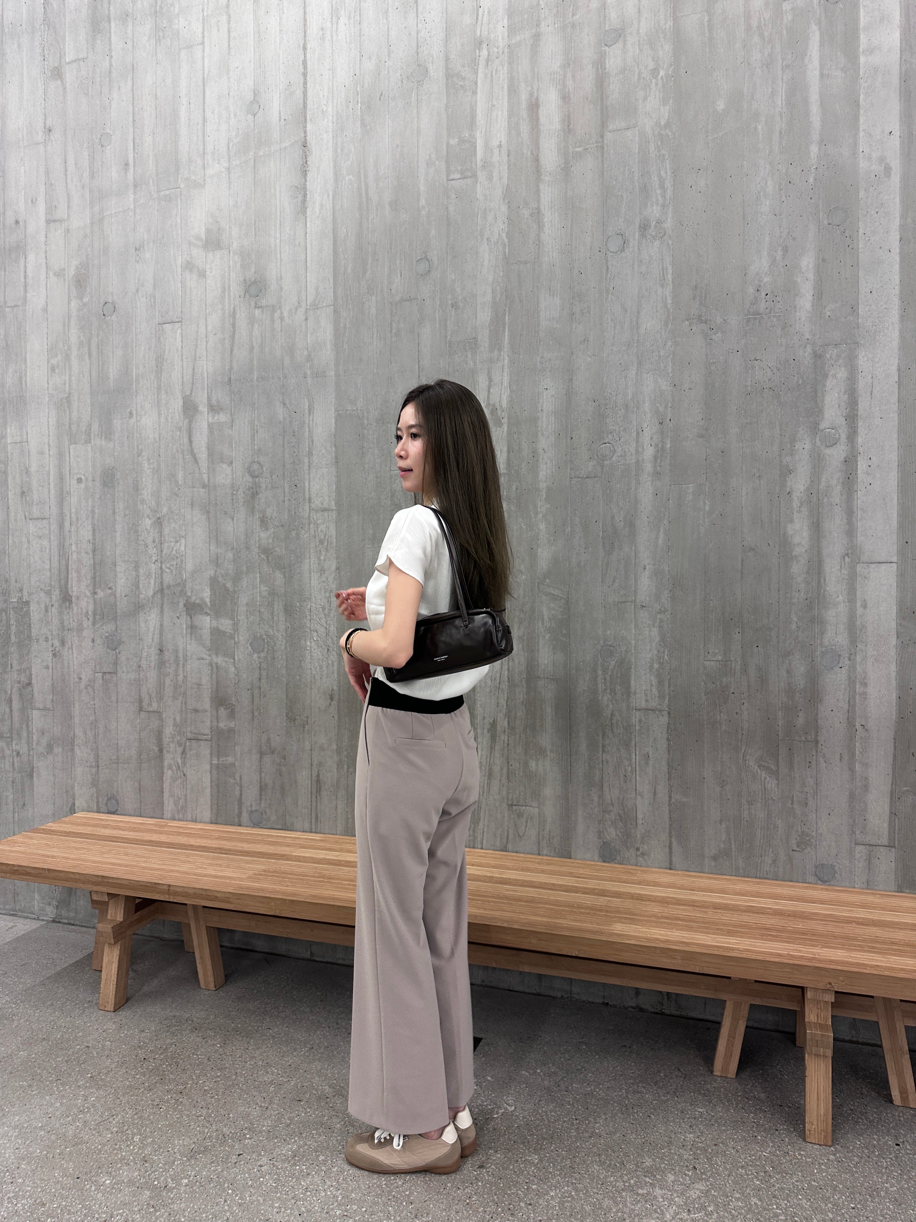 Flexible Tied Chiffon Pants
