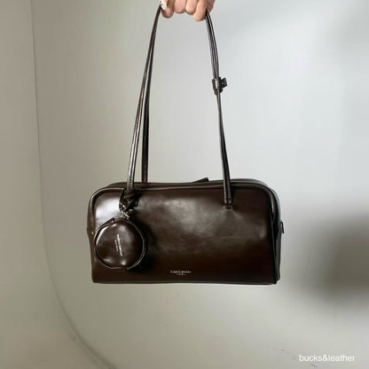 Real Leather Box Bag 大號