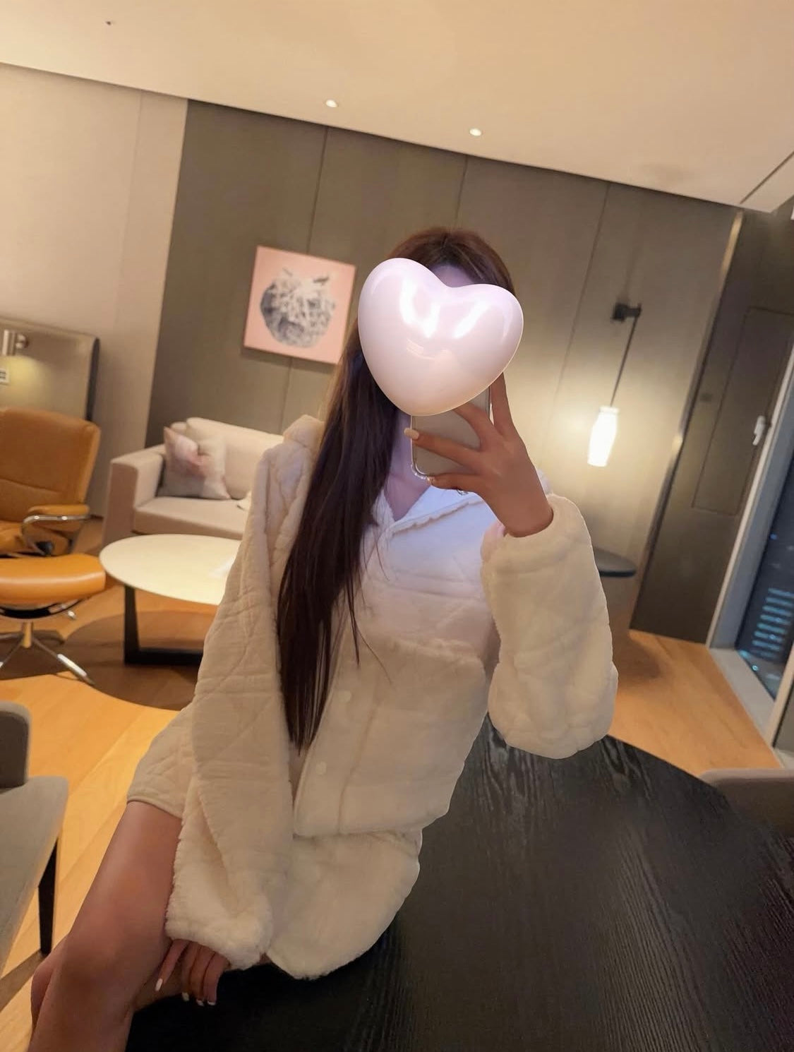 Fluffy High End Hooded Jacket