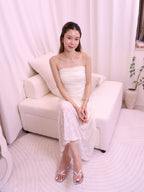 Off Shoulder Lace Maxi Dress