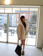 Fluffy All the way Oversized Jacket