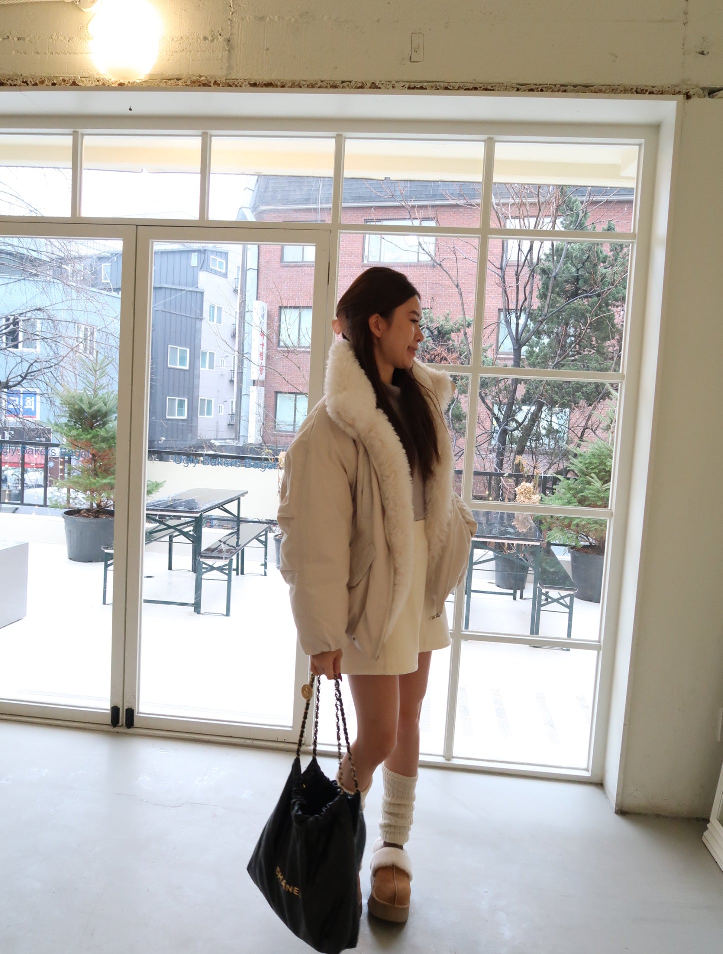 Fluffy All the way Oversized Jacket