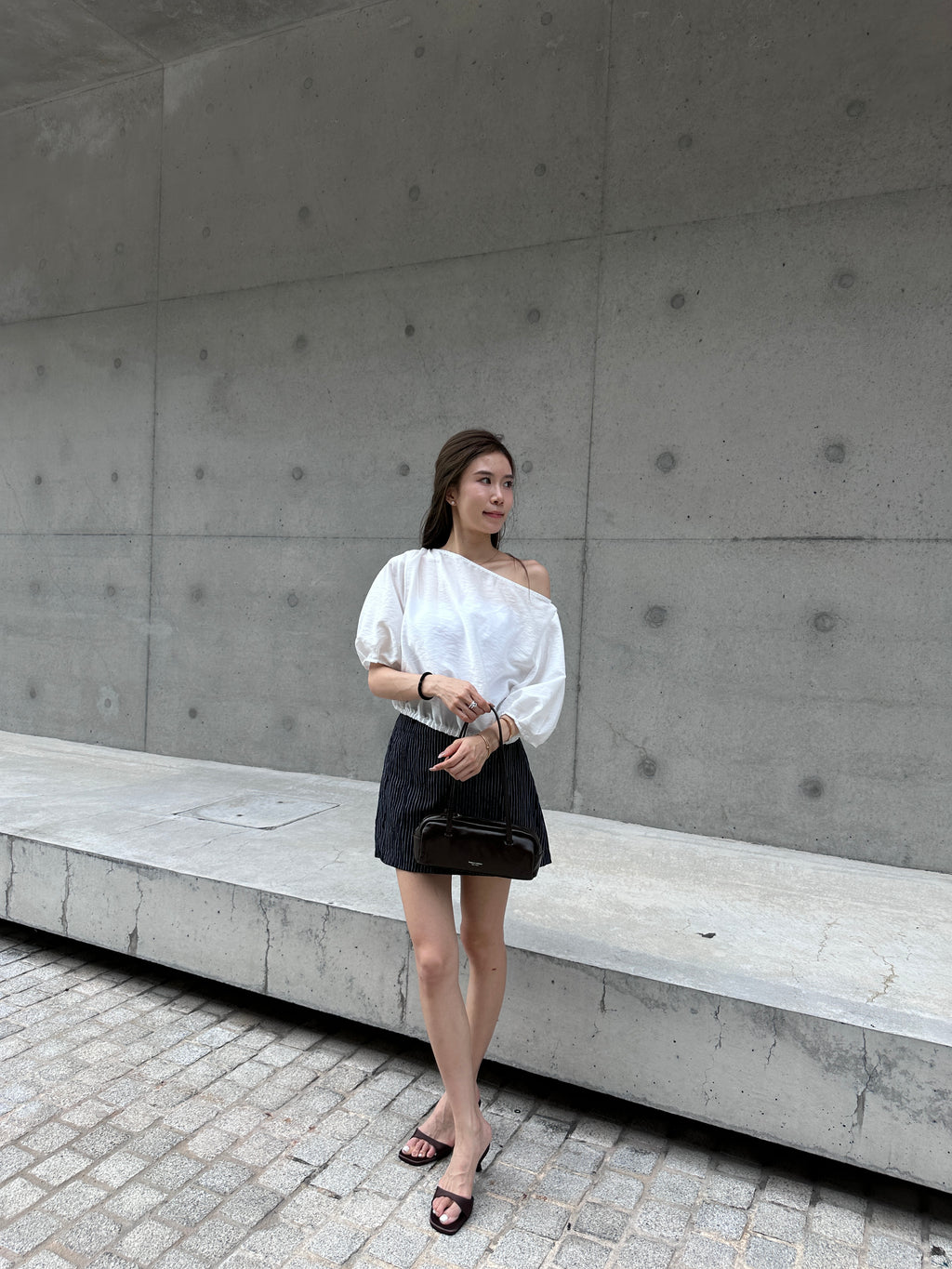 Striped Linen Skirt