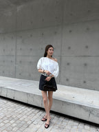 Striped Linen Skirt