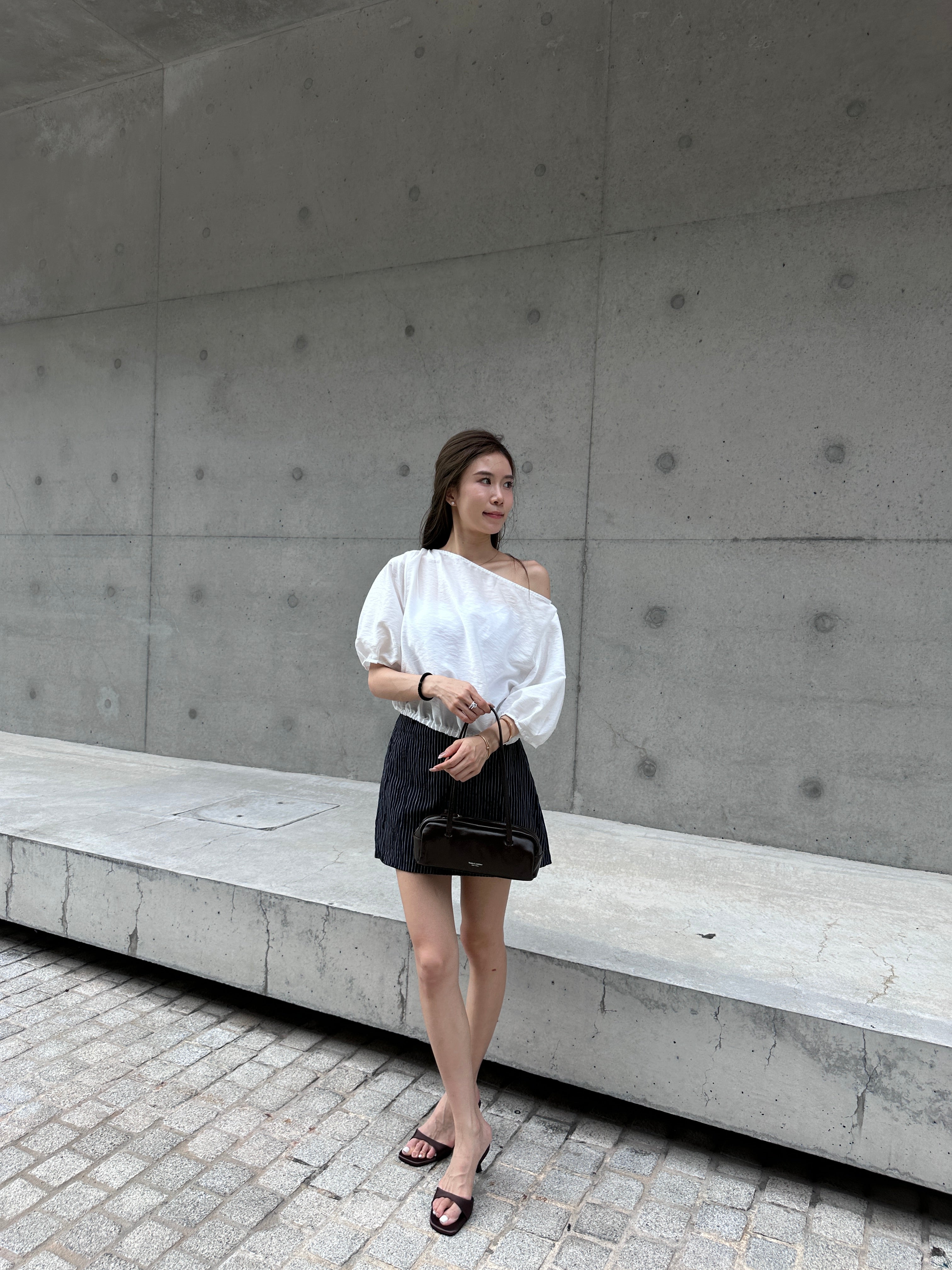 Striped Linen Skirt