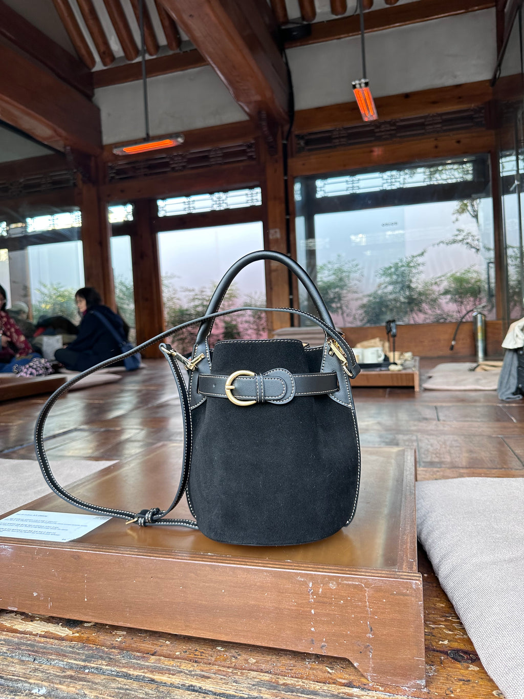 Half Leather 3 ways Bag