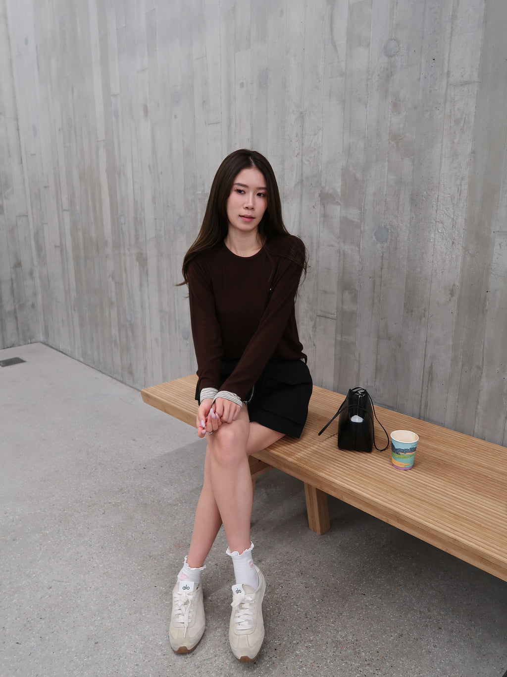 Cotton Thin Lined Long Sleeves Top