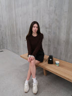 Cotton Thin Lined Long Sleeves Top