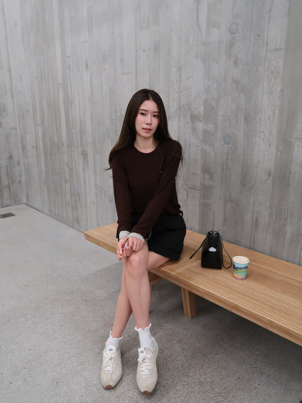 Cotton Thin Lined Long Sleeves Top