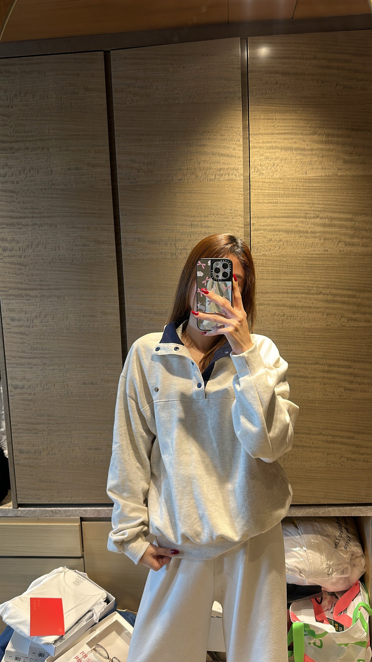 Mix Collar Sweater (有毛底)