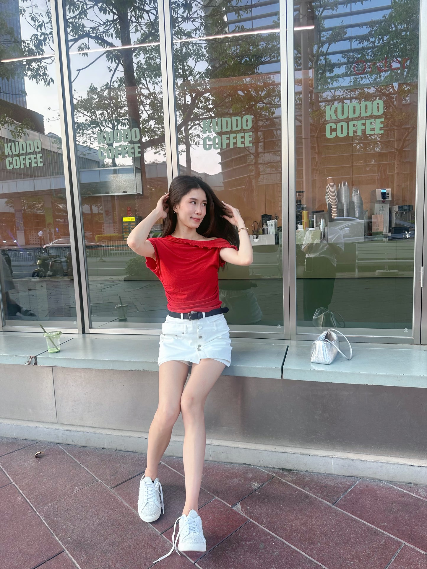 Slash Cotton T Top
