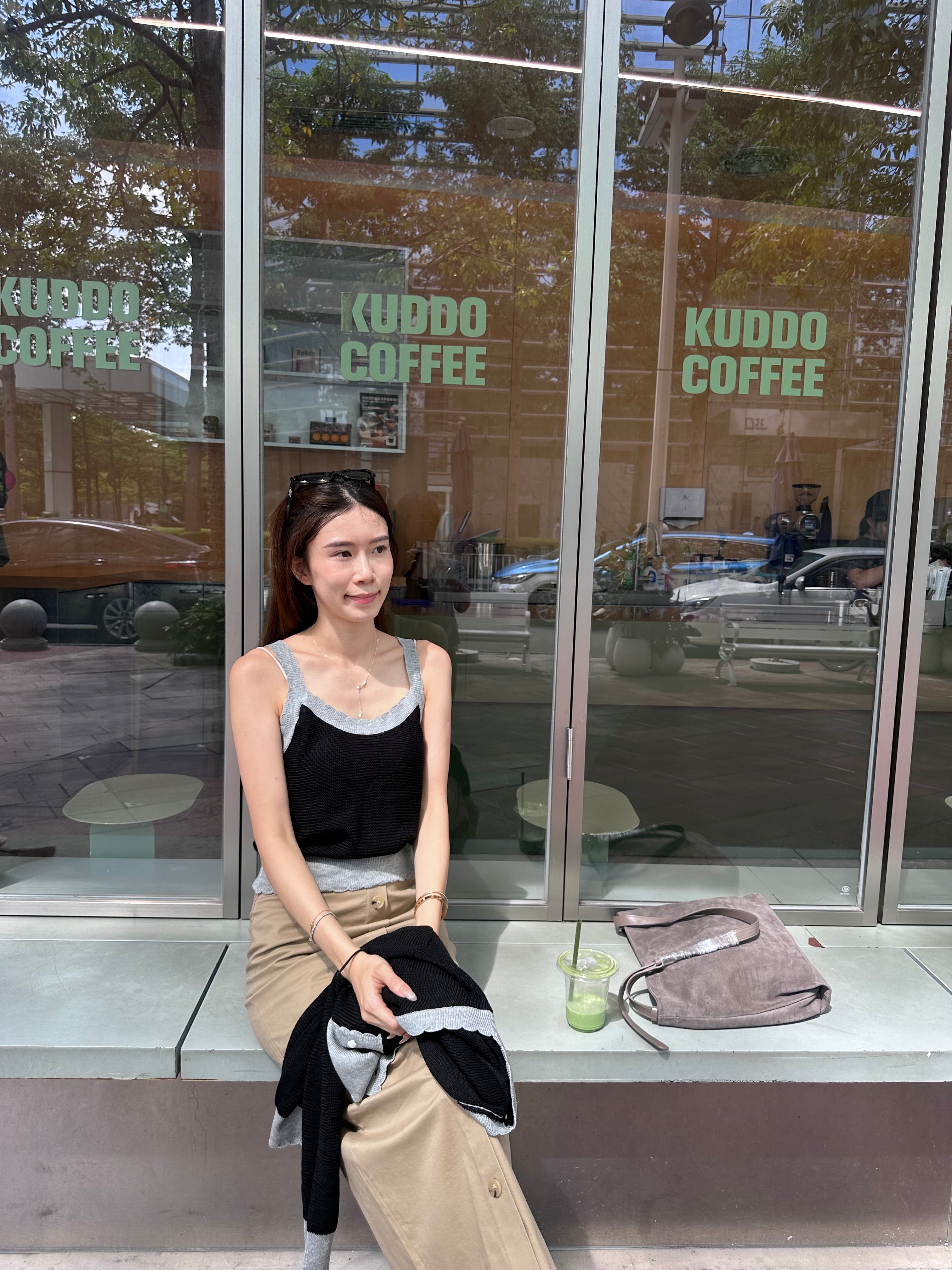 Pearl Knitted Tank & Cardigan Set